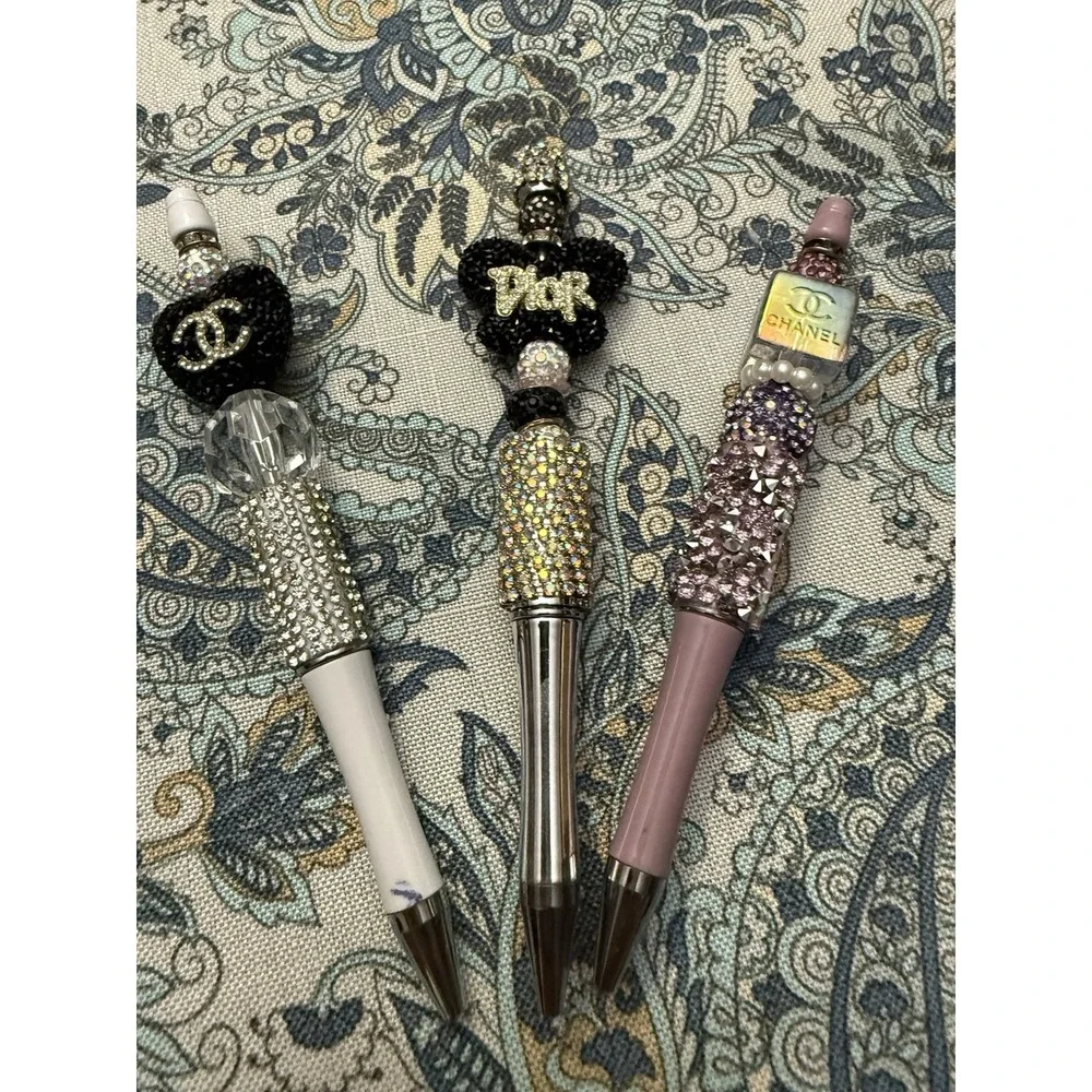 Bougie Pens Designer Luxury Inspired Gift Basket, Stocking Filler, Party,Journal